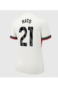 Fotbalové Dres Chelsea Jorrel Hato #21 Dámské Venkovní Oblečení 2025-26 Krátký Rukáv